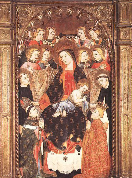 Virgin and Child with Angels and Saints